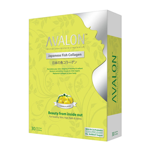 AVALON Japanese Fish Collagen with probiotic and vitamin C